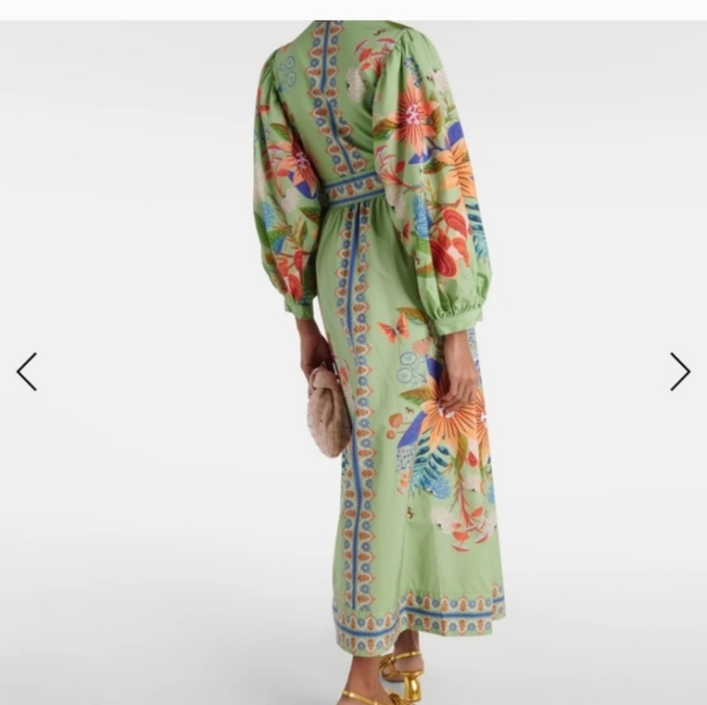 Farm Rio Green Floral Yard Maxidress - Picture 4 of 5